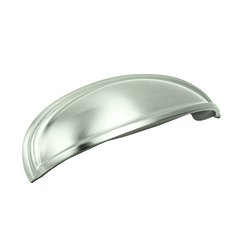 Ashby Cup Pull 4" & 3" C/C Satin Nickel Ashby Cup Pull 4" & 3" C/C Satin Nickel