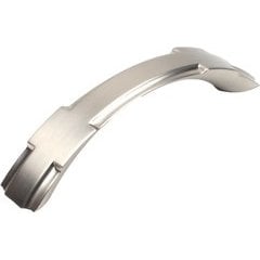 Medieval 3-3/4 Inch Center to Center Dull Satin Nickel Cabinet Pull Medieval 3-3/4 Inch Center to Center Dull Satin Nickel Cabinet Pull