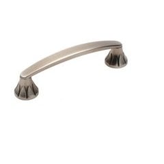Cali 3-3/4 Inch Center to Center Antique Pewter Cabinet Pull Cali 3-3/4 Inch Center to Center Antique Pewter Cabinet Pull