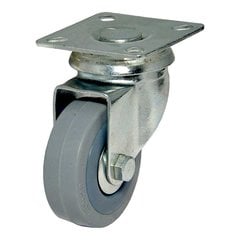 Rubber Caster With Swivel - Grey Rubber Caster With Swivel - Grey