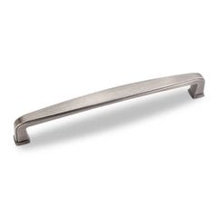 Milan 1 6-5/16 Inch Center to Center Bright Nickel Brushed with Dull Lacquer Cabinet Pull Milan 1 6-5/16 Inch Center to Center Bright Nickel Brushed with Dull Lacquer Cabinet Pull