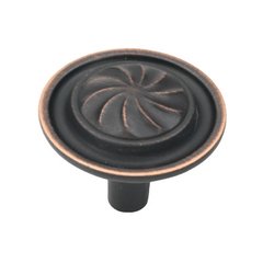 Roma 1-1/4 Inch Diameter Vintage Bronze Cabinet Knob Roma 1-1/4 Inch Diameter Vintage Bronze Cabinet Knob