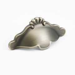 Montcalm 3 Inch Center to Center Antique Nickel Cabinet Cup Pull Montcalm 3 Inch Center to Center Antique Nickel Cabinet Cup Pull