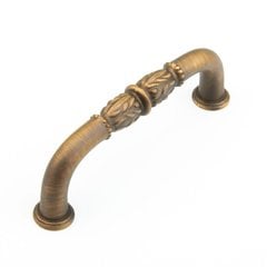 Meridian 3-3/4 Inch Center to Center Antique Light Polish Cabinet Pull Meridian 3-3/4 Inch Center to Center Antique Light Polish Cabinet Pull