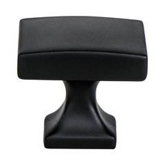 Century Edge Knob 1-3/8" Dia Matte Black Century Edge Knob 1-3/8" Dia Matte Black