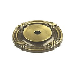 Georgian 1-1/2 Inch Diameter Polished Antique Back-plate Georgian 1-1/2 Inch Diameter Polished Antique Back-plate