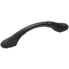 Orchid 3-3/4 Inch Center to Center Gun Metal Cabinet Pull Orchid 3-3/4 Inch Center to Center Gun Metal Cabinet Pull