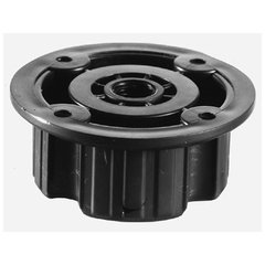 Plastic Screw Mount Socket Black Plastic Screw Mount Socket Black