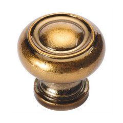 Cottage 1-1/4 Inch Diameter Antique Rose Gold Cabinet Knob Cottage 1-1/4 Inch Diameter Antique Rose Gold Cabinet Knob