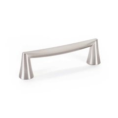Domestic Bliss 3-3/4 Inch Center to Center Brushed Nickel Cabinet Pull Domestic Bliss 3-3/4 Inch Center to Center Brushed Nickel Cabinet Pull