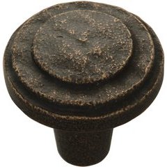 Riverside Knob 1-1/4" Dia Antique Satin Bronze Riverside Knob 1-1/4" Dia Antique Satin Bronze