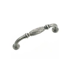 French Twist 3 Inch Center to Center Antique Pewter Cabinet Pull French Twist 3 Inch Center to Center Antique Pewter Cabinet Pull