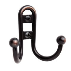 Amerock Double Prong Robe Hook-Oil Rubbed Bronze Amerock Double Prong Robe Hook-Oil Rubbed Bronze