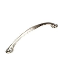 Isis 6-5/16 Inch Center to Center Satin Nickel Cabinet Pull Isis 6-5/16 Inch Center to Center Satin Nickel Cabinet Pull
