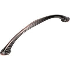 Isis 6-5/16 Inch Center to Center Antique Bronze W/ Copper Cabinet Pull Isis 6-5/16 Inch Center to Center Antique Bronze W/ Copper Cabinet Pull