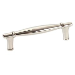 Dierdra 3-3/4 Inch Center to Center Polished Nickel Cabinet Pull Dierdra 3-3/4 Inch Center to Center Polished Nickel Cabinet Pull