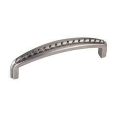 Cypress 3-3/4 Inch Center to Center Bright Nickel Brushed with Dull Lacquer Cabinet Pull Cypress 3-3/4 Inch Center to Center Bright Nickel Brushed with Dull Lacquer Cabinet Pull