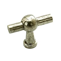 Chemin de Fer 1-3/4 Inch Diameter Natural Britannium Cabinet Knob Chemin de Fer 1-3/4 Inch Diameter Natural Britannium Cabinet Knob
