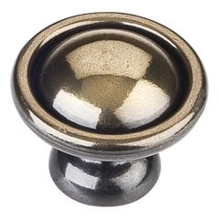 Kingsport Cabinet Knob 1-3/16" Dia Antique Brass Kingsport Cabinet Knob 1-3/16" Dia Antique Brass