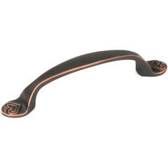Iris 3 Inch Center to Center Antique Bronze Copper Cabinet Pull Iris 3 Inch Center to Center Antique Bronze Copper Cabinet Pull