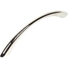 Metro 3-3/4 Inch Center to Center Polished Nickel Cabinet Pull Metro 3-3/4 Inch Center to Center Polished Nickel Cabinet Pull