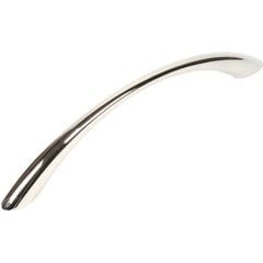 Metro 5-1/16 Inch Center to Center Polished Nickel Cabinet Pull Metro 5-1/16 Inch Center to Center Polished Nickel Cabinet Pull