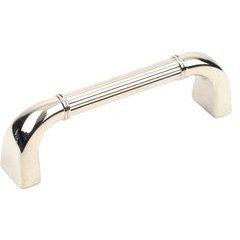 Athena 3-3/4 Inch Center to Center Polished Nickel Cabinet Pull Athena 3-3/4 Inch Center to Center Polished Nickel Cabinet Pull