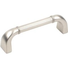 Athena 3-3/4 Inch Center to Center Dull Satin Nickel Cabinet Pull Athena 3-3/4 Inch Center to Center Dull Satin Nickel Cabinet Pull