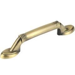 Aztec 3 Inch Center to Center Brushed Antique Brass Cabinet Pull Aztec 3 Inch Center to Center Brushed Antique Brass Cabinet Pull