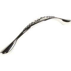 Hamilton 5-1/16 Inch Center to Center Polished Nickel Cabinet Pull Hamilton 5-1/16 Inch Center to Center Polished Nickel Cabinet Pull