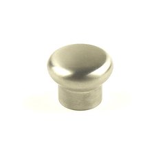 Stainless 1-3/16 Inch Diameter Brushed Stainless Steel Cabinet Knob Stainless 1-3/16 Inch Diameter Brushed Stainless Steel Cabinet Knob