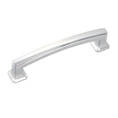 Bridges 3-3/4 Inch Center to Center Chrome Cabinet Pull Bridges 3-3/4 Inch Center to Center Chrome Cabinet Pull