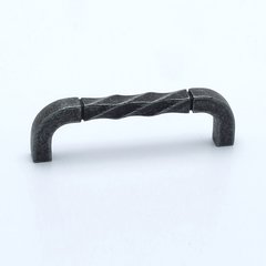 Rhapsody 3-3/4 Inch Center to Center Weathered Iron Cabinet Pull Rhapsody 3-3/4 Inch Center to Center Weathered Iron Cabinet Pull