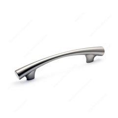 Abstract 5-1/16 Inch Center to Center Brushed Nickel Cabinet Pull Abstract 5-1/16 Inch Center to Center Brushed Nickel Cabinet Pull