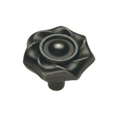 Charleston Blacksmith 1-1/4 Inch Diameter Black Iron Cabinet Knob Charleston Blacksmith 1-1/4 Inch Diameter Black Iron Cabinet Knob