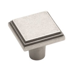Manor 1 Inch Diameter Weathered Nickel Cabinet Knob Manor 1 Inch Diameter Weathered Nickel Cabinet Knob