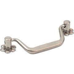 Country 3-3/4 Inch Center to Center Weathered Nickel/Copper Cabinet Bail Pull Country 3-3/4 Inch Center to Center Weathered Nickel/Copper Cabinet Bail Pull