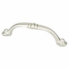 Euro Traditions 3-3/4 Inch Center to Center Brushed Nickel Cabinet Pull Euro Traditions 3-3/4 Inch Center to Center Brushed Nickel Cabinet Pull