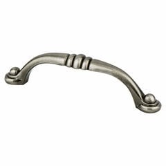 Euro Traditions 3-3/4 Inch Center to Center Brushed Black Nickel Cabinet Pull Euro Traditions 3-3/4 Inch Center to Center Brushed Black Nickel Cabinet Pull