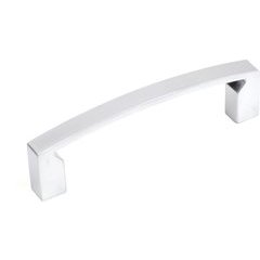 Fairmont 3-3/4 Inch Center to Center Dull Chrome Europe Cabinet Pull Fairmont 3-3/4 Inch Center to Center Dull Chrome Europe Cabinet Pull