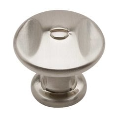 Ergo 1-3/8 Inch Diameter Brushed Nickel Cabinet Knob Ergo 1-3/8 Inch Diameter Brushed Nickel Cabinet Knob