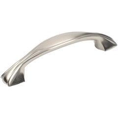 Caledonia 4 Inch Center to Center Matte Satin Nickel Cabinet Pull Caledonia 4 Inch Center to Center Matte Satin Nickel Cabinet Pull