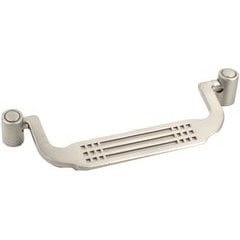Majestic 3-3/4 Inch Center to Center Dull Satin Nickel Cabinet Bail Pull Majestic 3-3/4 Inch Center to Center Dull Satin Nickel Cabinet Bail Pull