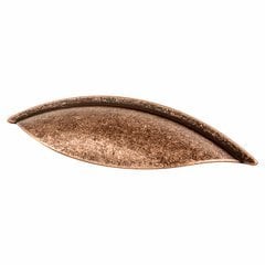 Euro Rustica 2-1/2 Inch Center to Center Rustic Copper Cabinet Cup Pull Euro Rustica 2-1/2 Inch Center to Center Rustic Copper Cabinet Cup Pull