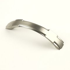 Medieval 3-3/4 Inch Center to Center Dull Satin Nickel Cabinet Pull Medieval 3-3/4 Inch Center to Center Dull Satin Nickel Cabinet Pull