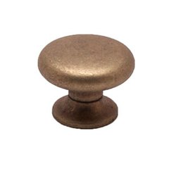 Euro Retro 1-3/16 Inch Diameter Dull Antique Brass Cabinet Knob Euro Retro 1-3/16 Inch Diameter Dull Antique Brass Cabinet Knob