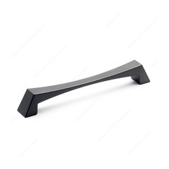 Bridges 7-9/16 Inch Center to Center Graphite Cabinet Pull Bridges 7-9/16 Inch Center to Center Graphite Cabinet Pull