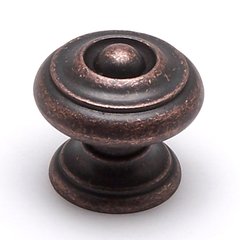 Euro Rustica 1-3/16 Inch Diameter Rustic Nickel Cabinet Knob Euro Rustica 1-3/16 Inch Diameter Rustic Nickel Cabinet Knob