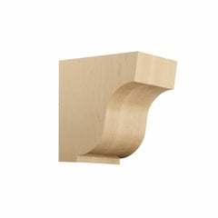 Large Simplicity Corbel Unifinished Hard Maple Large Simplicity Corbel Unifinished Hard Maple