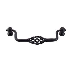 Normandy 5-1/16 Inch Center to Center Patina Black Cabinet Bail Pull Normandy 5-1/16 Inch Center to Center Patina Black Cabinet Bail Pull